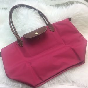 NEW!! Authentic longchamp le pliage nylon tote